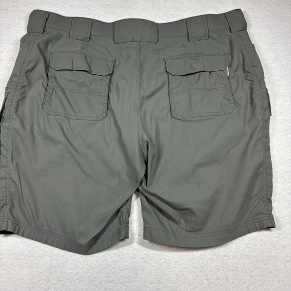 Duluth Trading Co Flex Dry On The Fly Men's Cargo Shorts 46 Gray Relaxed Fit - Picture 8 of 16